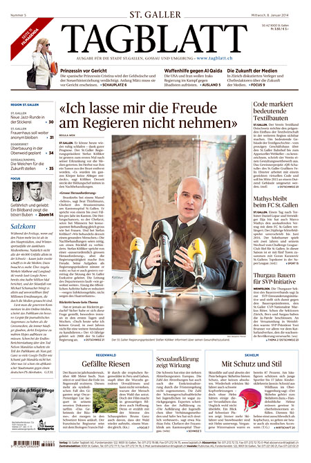 e-paper: St. Galler Tagblatt e-paper: St. Galler Tagblatt