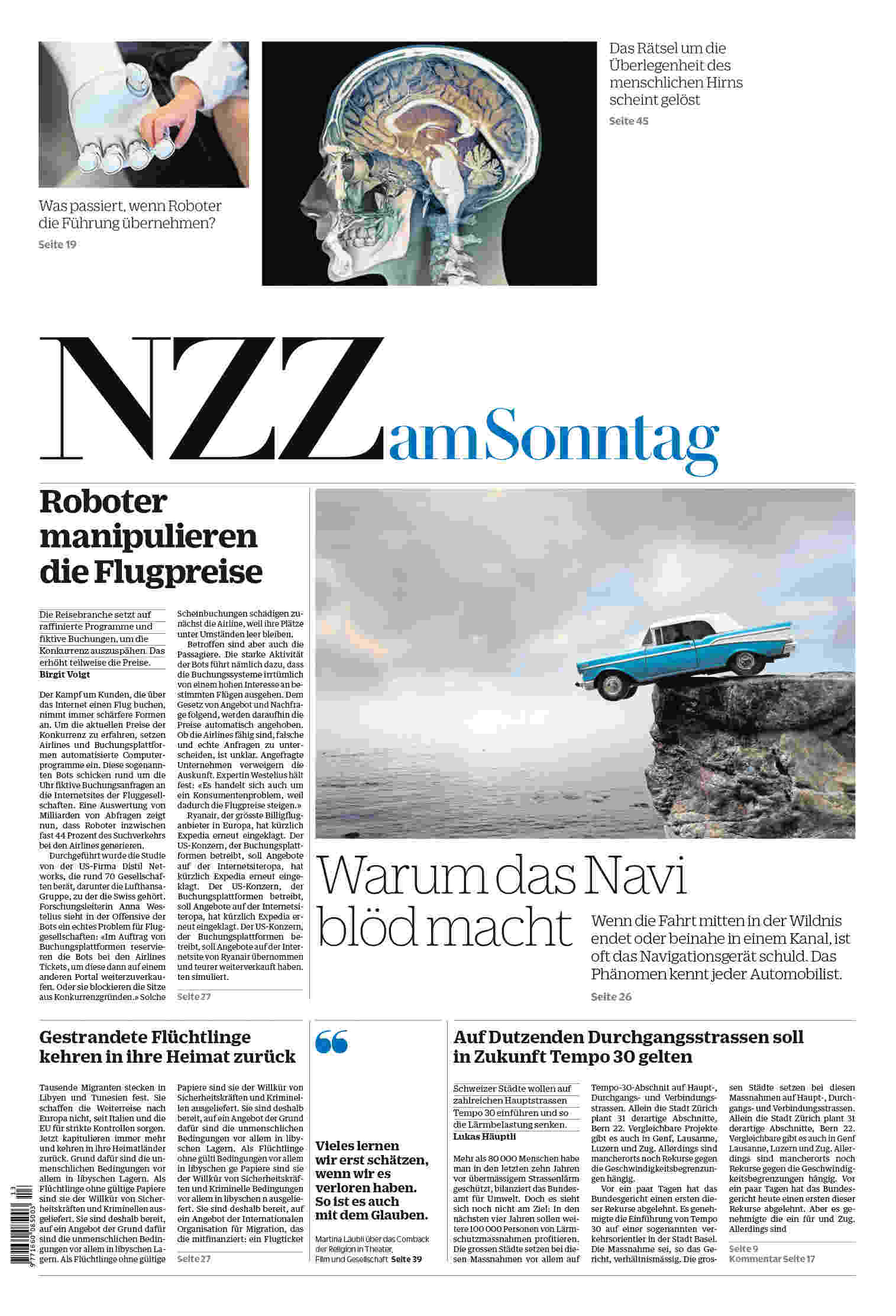 NZZ am Sonntag NZZ am Sonntag
