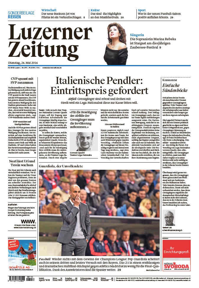 Luzerner Zeitung - Digital Luzerner Zeitung - Digital