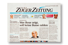 e-paper: Neue Zuger Zeitung e-paper: Neue Zuger Zeitung
